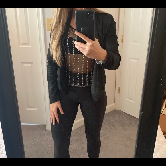 Forever 21 Sheer Beaded Blouse - Picture 3 of 5